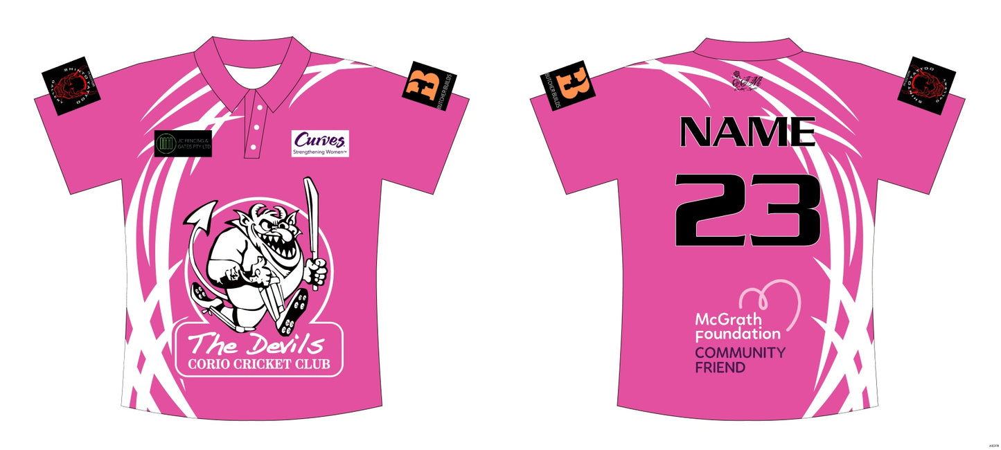 Corio Devils Pink Stumps Shirt